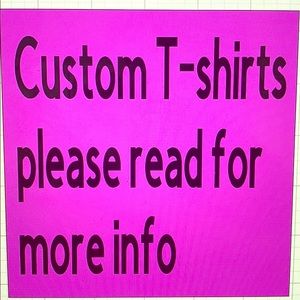 Custom t shirts
